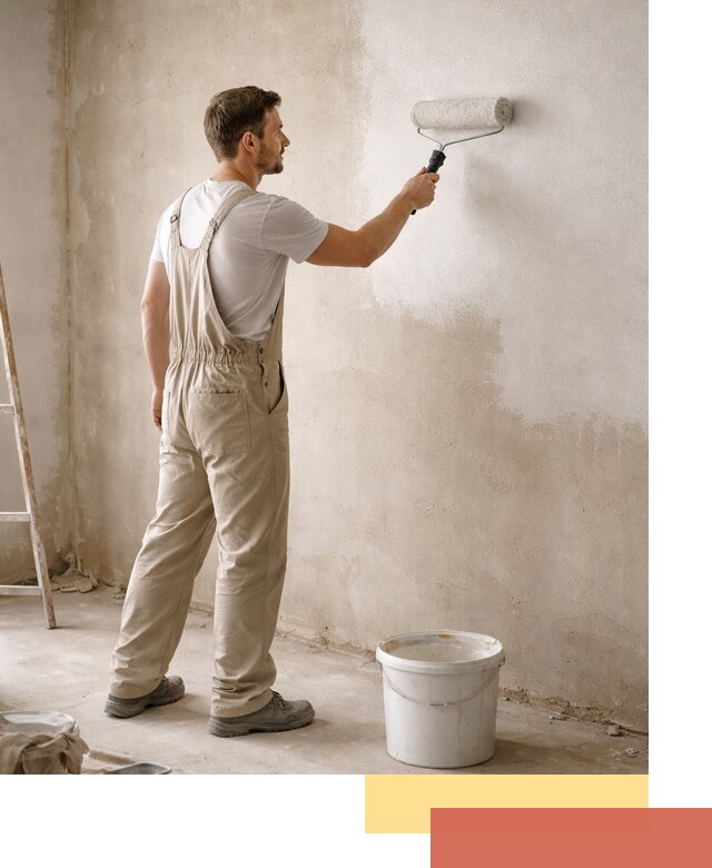 Грунтовка стен под отделку в Рузаевке профессиональным раствором