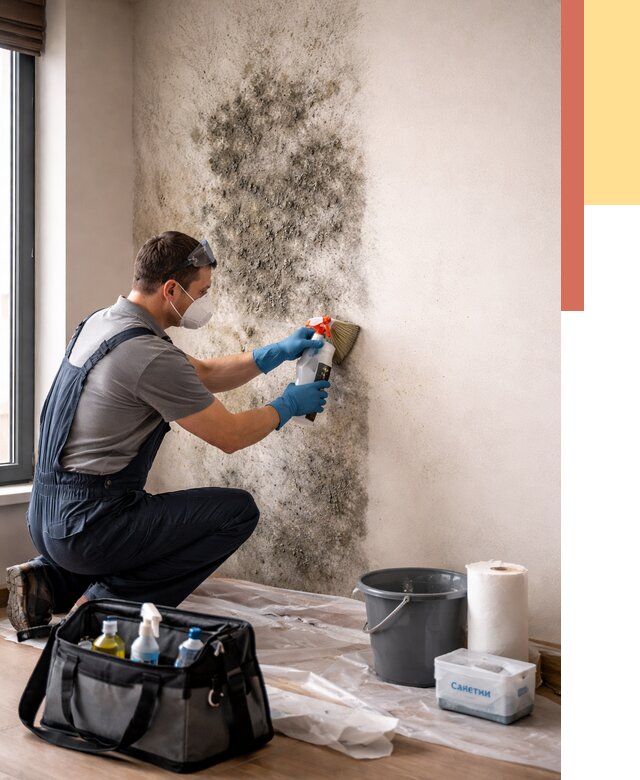 Удаление плесени со стен в Рузаевке от 2229 руб. — быстро и недорого | ОТДЕЛОЧНИК-Рзв