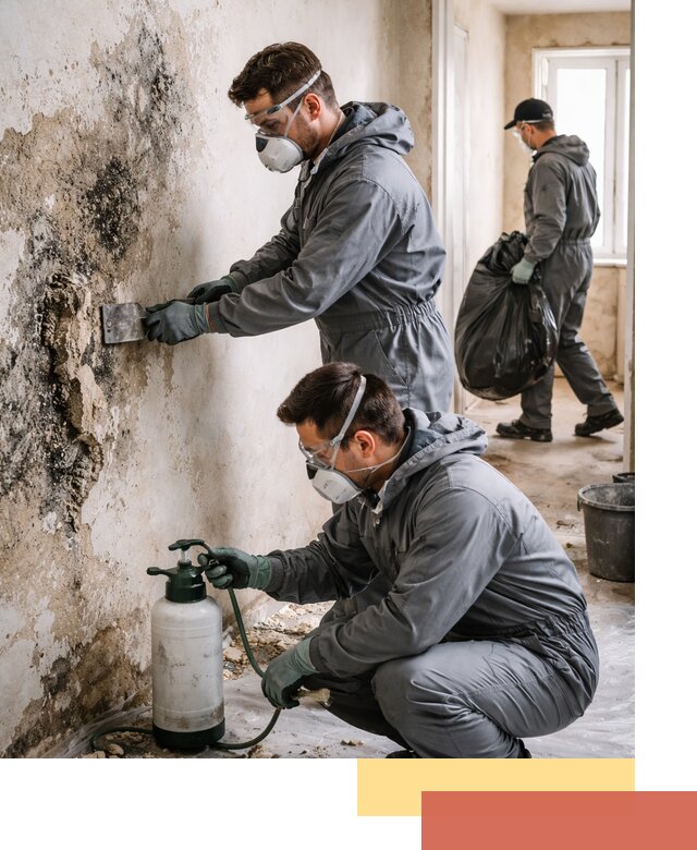 Удаление плесени со стен профессионально в Рузаевке