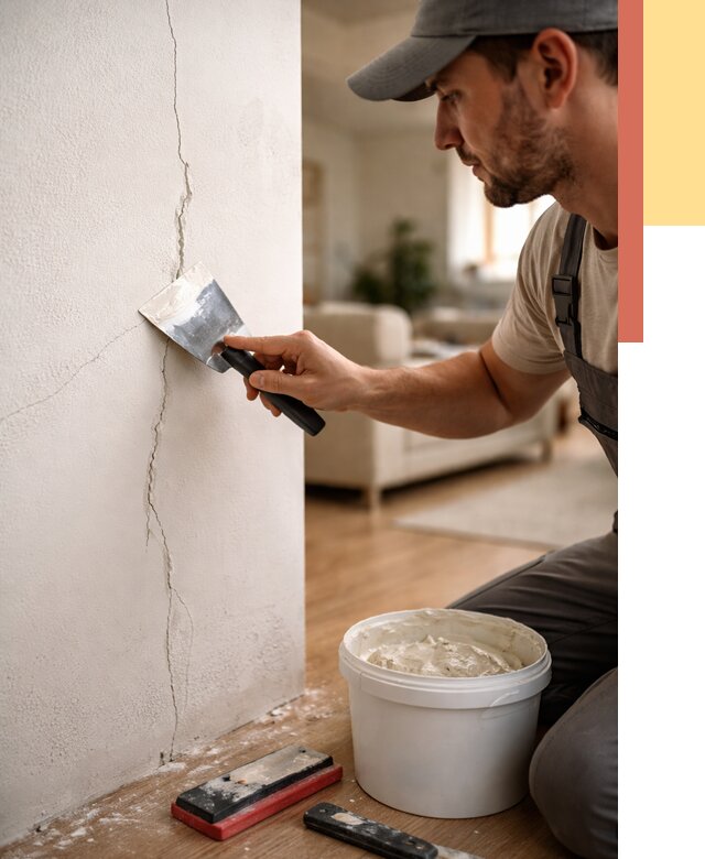 Заделка трещин и сколов в Рузаевке от 2540 руб. — быстро и недорого | ОТДЕЛОЧНИК-Рзв