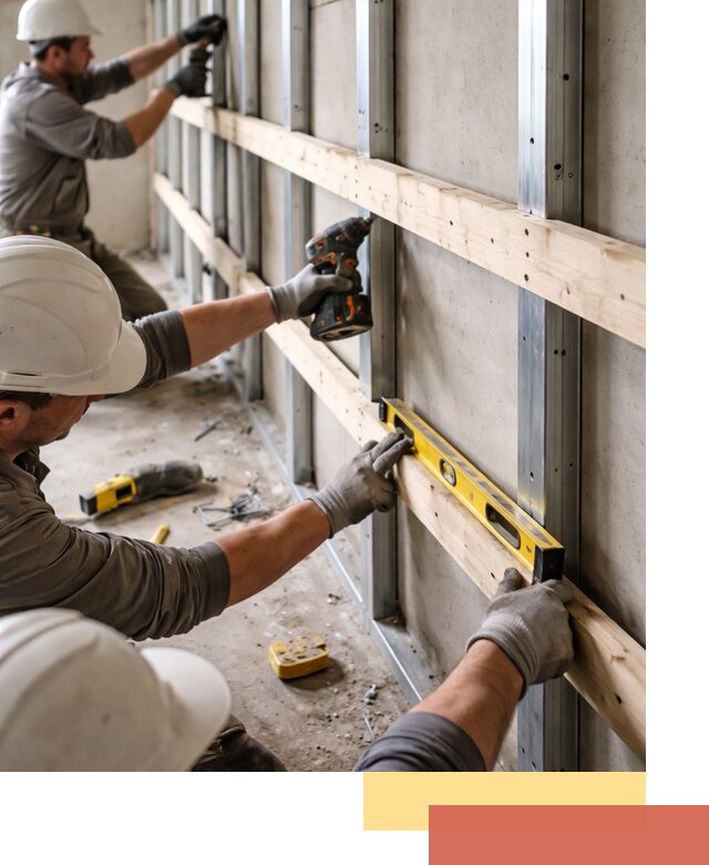 Устройство обрешетки под панели в Рузаевке