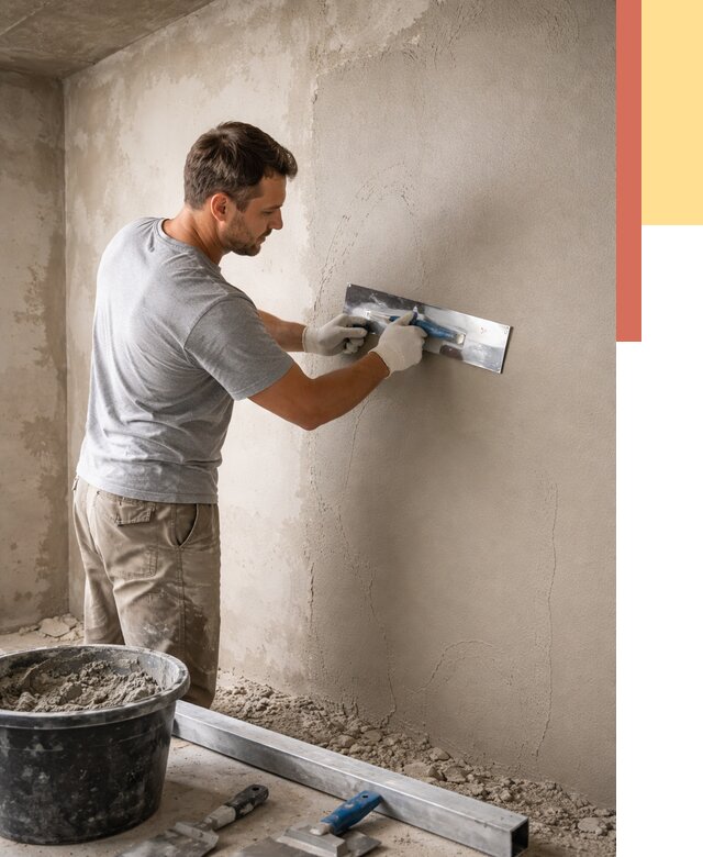 Штукатурка стен без маяков в Рузаевке от 7465 руб/м2 — услуги и цена | ОТДЕЛОЧНИК-Рзв