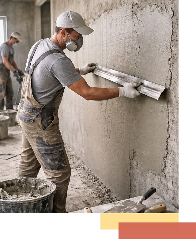 Штукатурка бетонных стен в Рузаевке качественно и долговечно