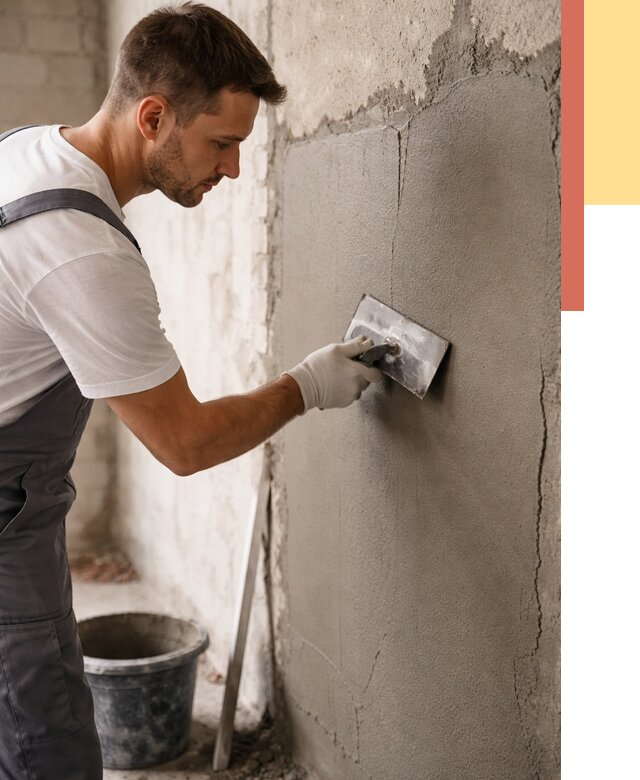 Штукатурка стен под плитку в Рузаевке от 4355 руб./м2 — выравнивание под плитку | ОТДЕЛОЧНИК-Рзв