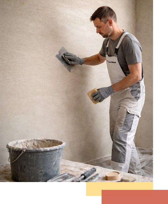 Декоративная штукатурка травертин в Рузаевке для стен и потолков