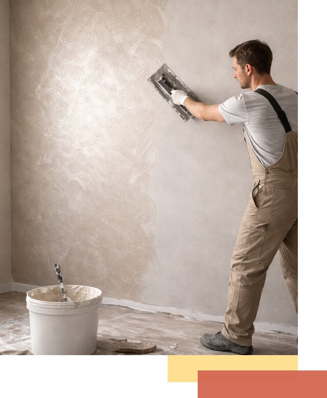 Декоративная штукатурка «Мокрый шелк» под ключ в Рузаевке