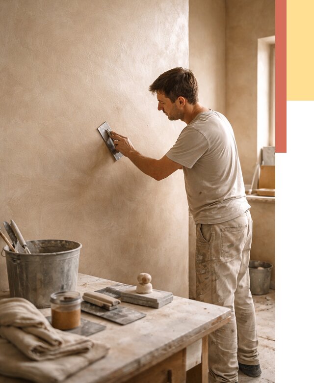 Марокканская штукатурка таделакт в Рузаевке под ключ от 4355 руб. | ОТДЕЛОЧНИК-Рзв