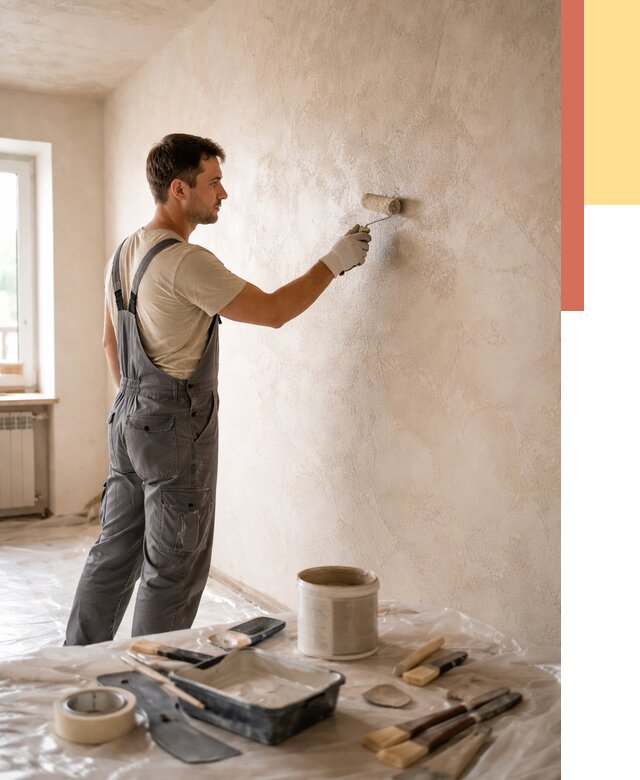 Нанесение лессирующей краски по декоративке в Рузаевке от 1814 руб. | ОТДЕЛОЧНИК-Рзв