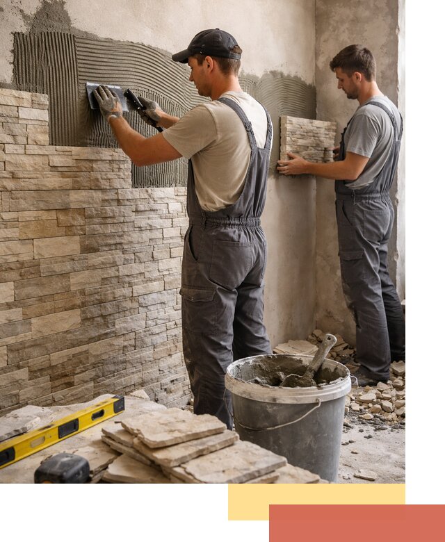 Монтаж искусственного камня в Рузаевке — облицовка стен и фасадов