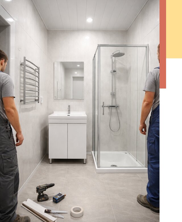 Отделка ванной комнаты панелями ПВХ в Рузаевке от 4666 руб. за м2 | ОТДЕЛОЧНИК-Рзв