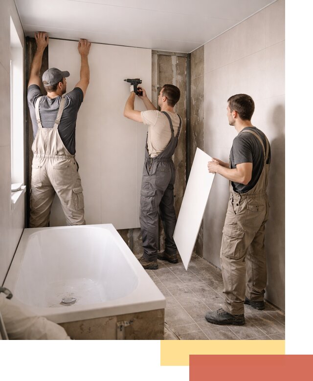 Отделка ванной панели ПВХ профессионально в Рузаевке