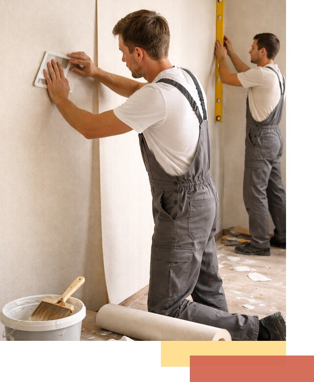 Поклейка бумажных обоев в Рузаевке качественно и недорого