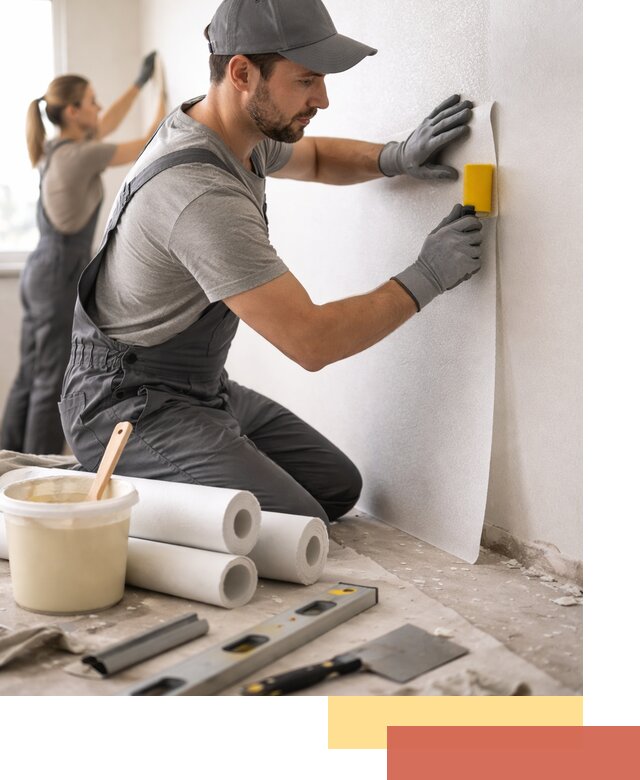 Поклейка стеклообоев профессионально в Рузаевке