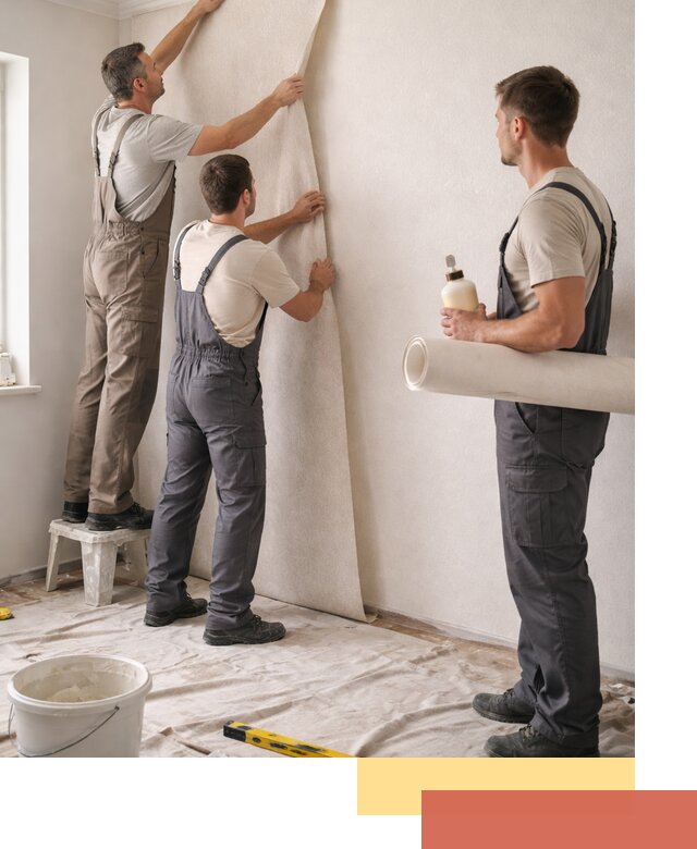 Оклейка стен обоями в Рузаевке — качественно и профессионально