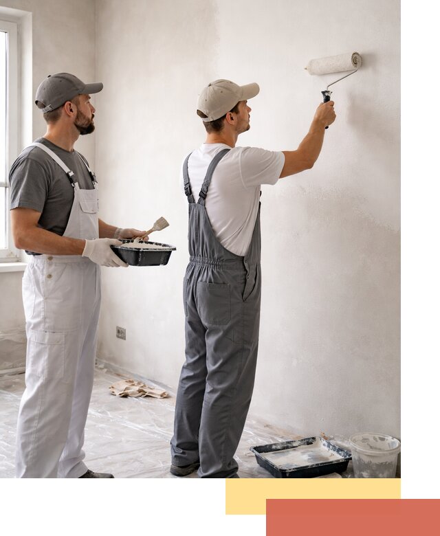 Покраска стен водоэмульсионной краской в Рузаевке