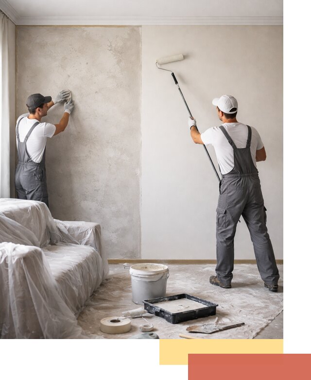 Покраска стен антивандальной краской в Рузаевке