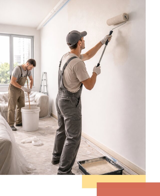 Покраска стен в офисе в Рузаевке — быстрый и качественный ремонт