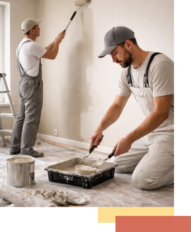 Покраска стен в квартире в Рузаевке — профессионально и аккуратно