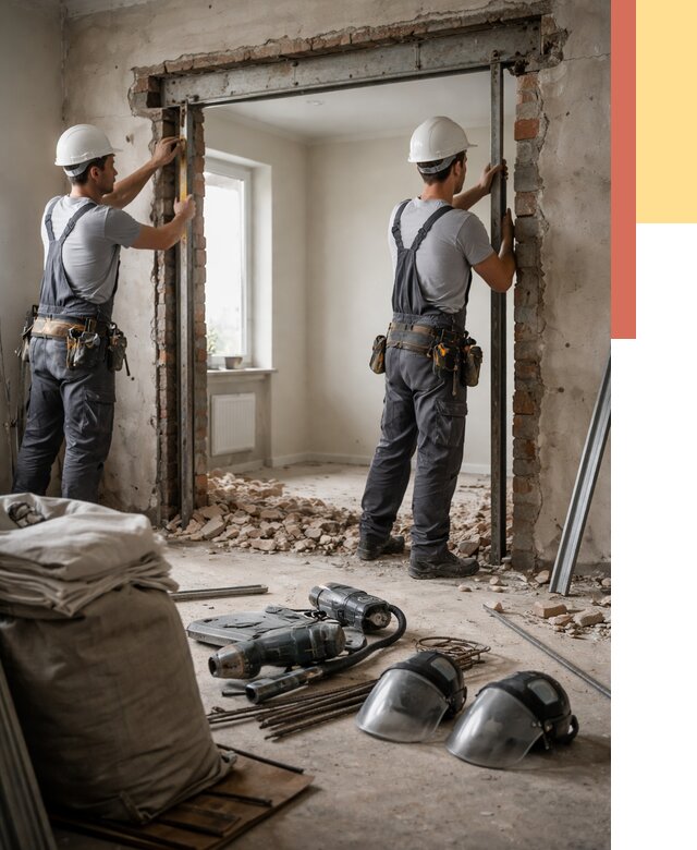 Расширение дверного проема в Рузаевке от 12960 руб. под ключ | ОТДЕЛОЧНИК-Рзв