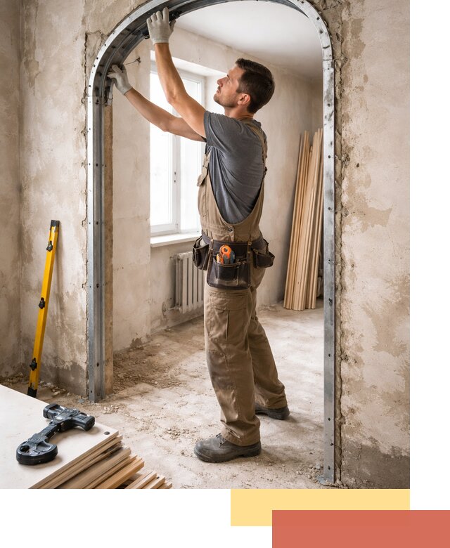 Устройство арочного проема в Рузаевке под ключ