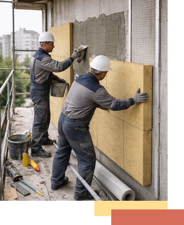 Утепление стен зданий и домов в Рузаевке качественно и надежно