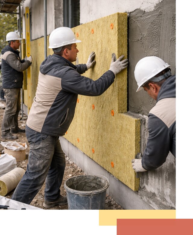 Утепление стен минватой в Рузаевке — тепло и звукоизоляция