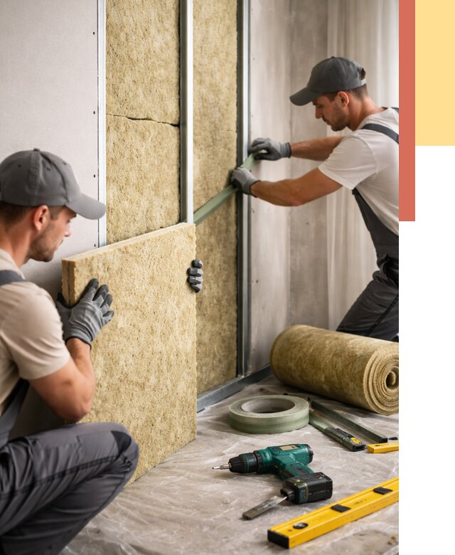 Шумоизоляция стен в Рузаевке под ключ от 1918 руб. | ОТДЕЛОЧНИК-Рзв