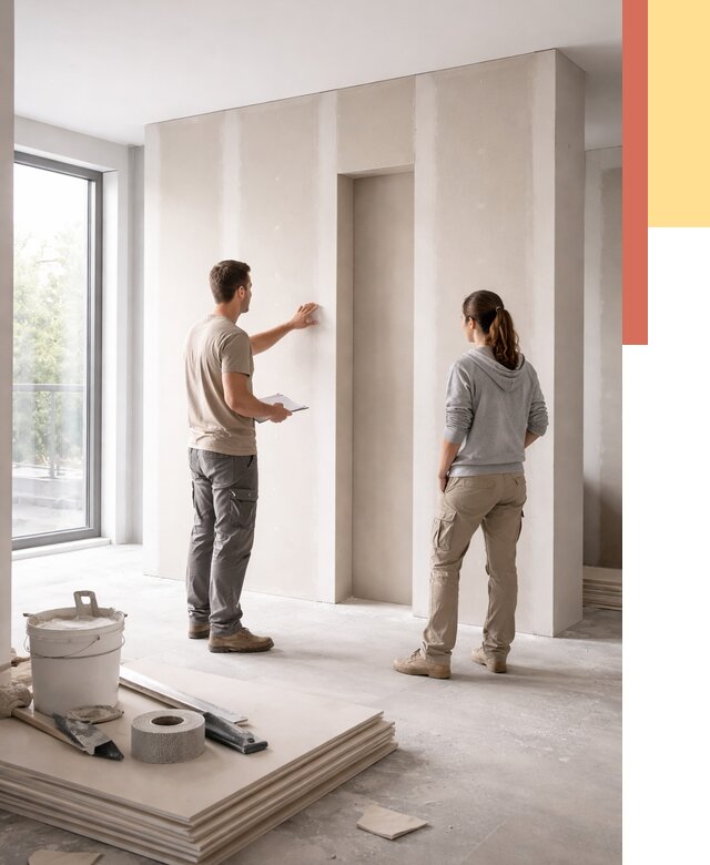 Зонирующая перегородка из гипсокартона в Рузаевке от 2903 руб. под ключ | ОТДЕЛОЧНИК-Рзв