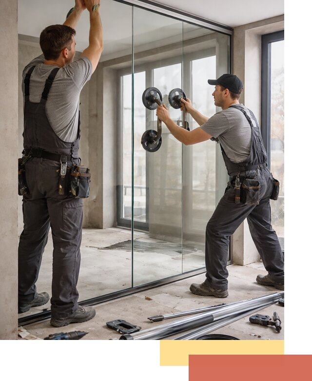 Цельностеклянные перегородки под ключ в Рузаевке