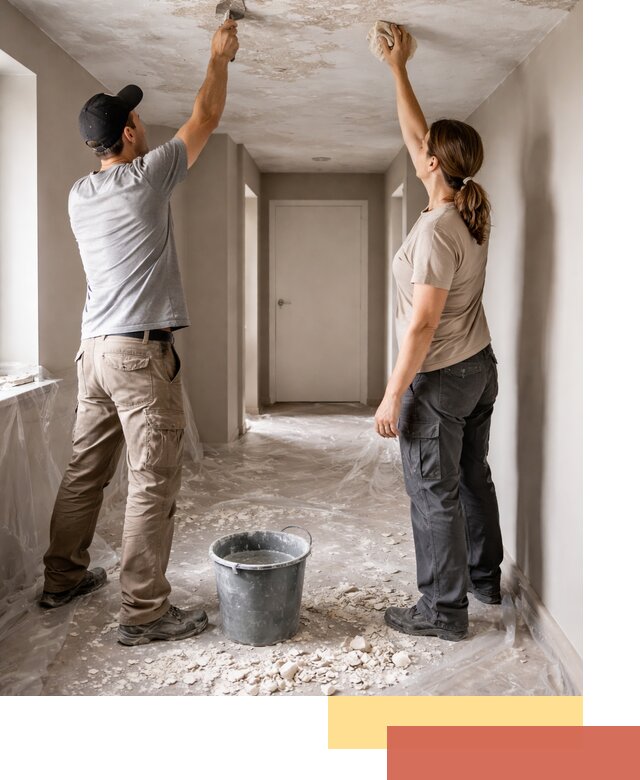 Удаление побелки с потолка в Рузаевке — быстро и аккуратно