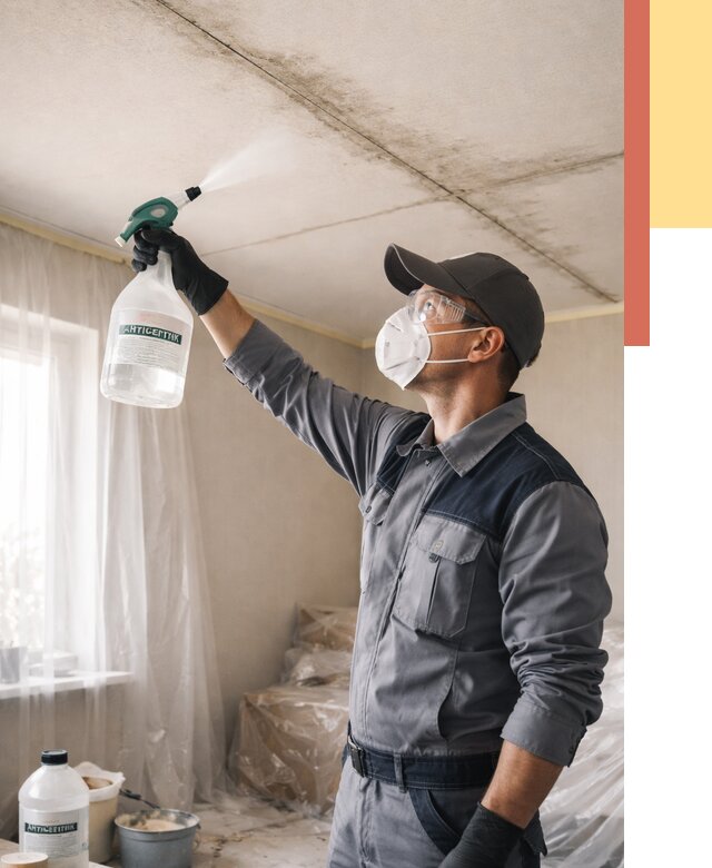 Антисептическая обработка потолка в Рузаевке от 2592 руб. | ОТДЕЛОЧНИК-Рзв