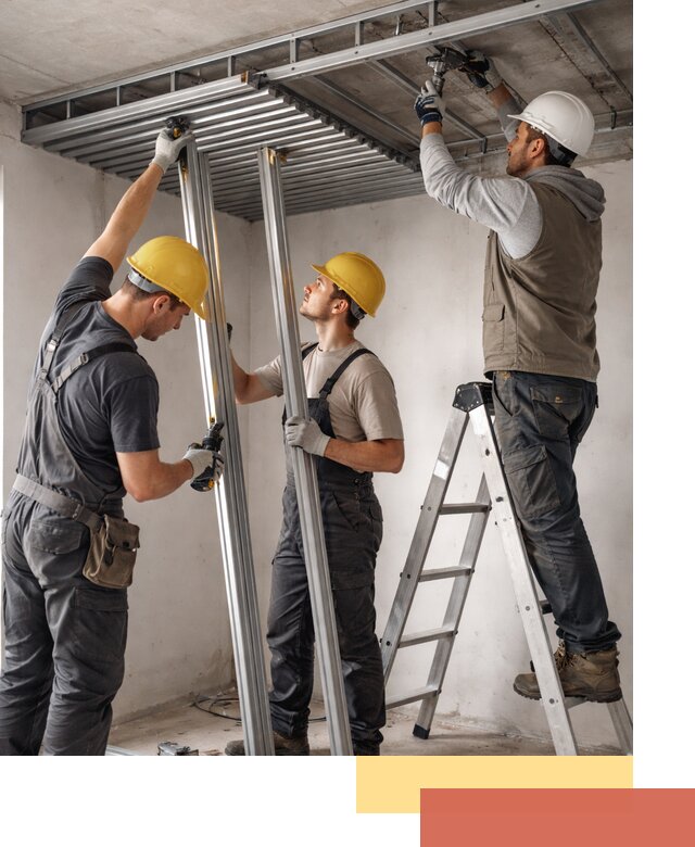 Монтаж реечного потолка под ключ в Рузаевке