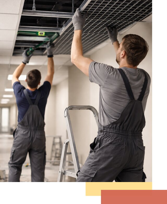 Монтаж потолка Грильято в Рузаевке: установка под ключ качественно