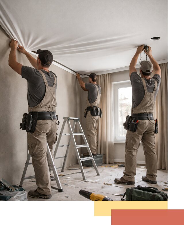 Монтаж матового натяжного потолка в Рузаевке качественно и быстро