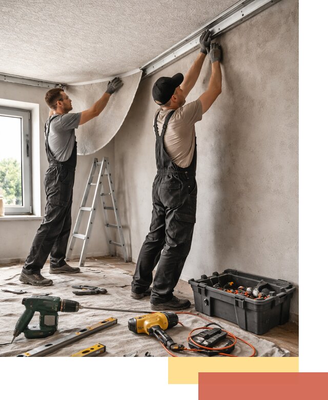 Монтаж фактурного натяжного потолка в Рузаевке качественно и быстро