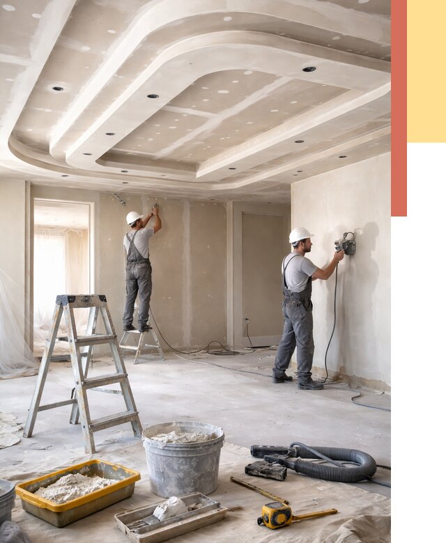 Многоуровневый потолок из гипсокартона в Рузаевке от 778 руб. под ключ | ОТДЕЛОЧНИК-Рзв