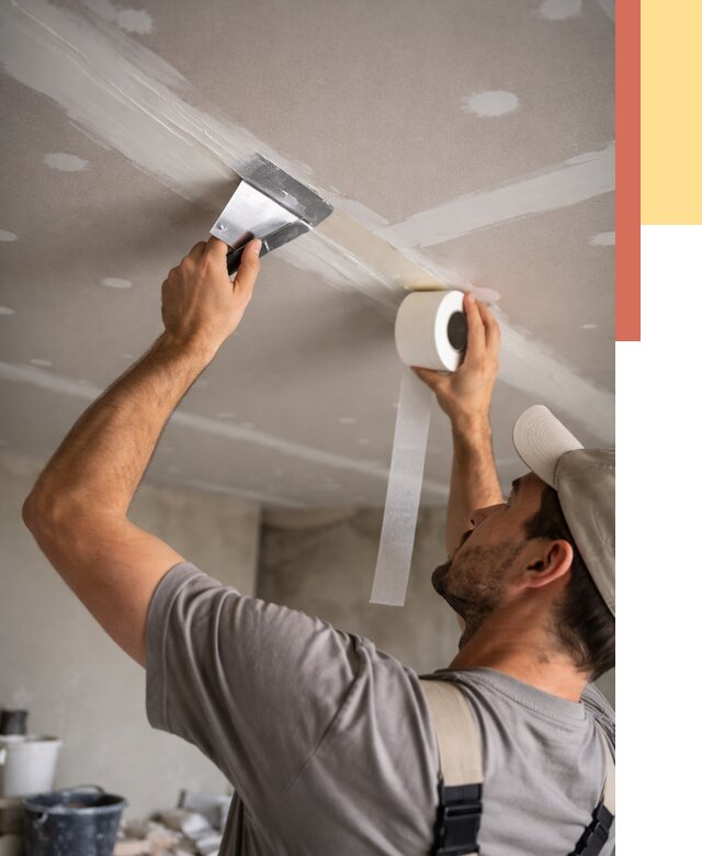 Обработка швов потолка ГКЛ в Рузаевке от 7776 руб. под ключ | ОТДЕЛОЧНИК-Рзв