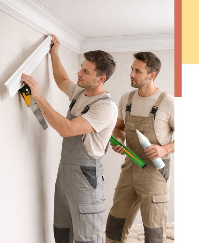 Монтаж потолочного плинтуса в Рузаевке от 2385 руб. — быстро и недорого | ОТДЕЛОЧНИК-Рзв