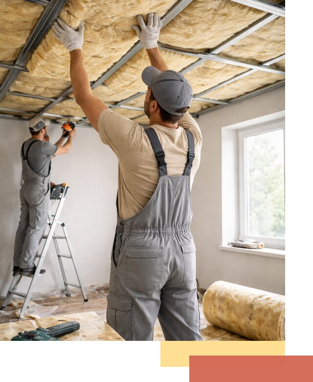 Утепление потолка под ключ в Рузаевке качественно и быстро