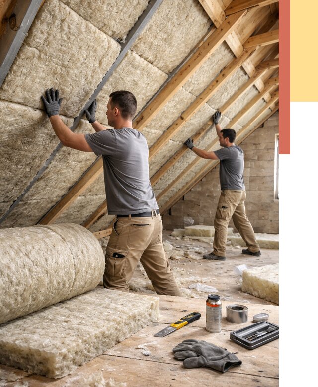 Утепление потолка минватой в Рузаевке от 1503 руб. — быстро и недорого | ОТДЕЛОЧНИК-Рзв