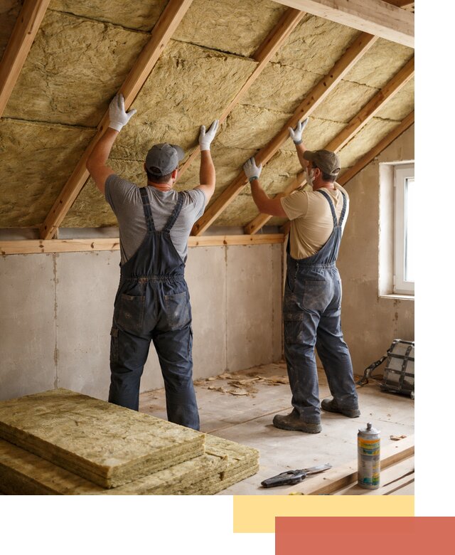 Утепление потолка минеральной ватой в Рузаевке