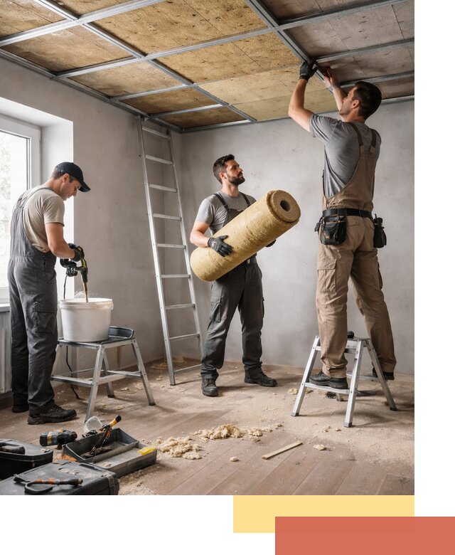 Шумоизоляция потолка в Рузаевке: профессиональный монтаж и отделка