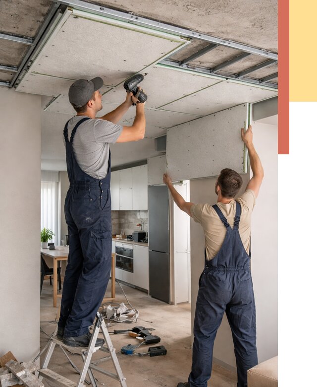 Шумоизоляция потолка панелями зипс в Рузаевке от 1918 руб. под ключ | ОТДЕЛОЧНИК-Рзв